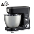 Automatic electric food mixer cake mixer machine electric dough mixer with transparent anti-splash lid bowl